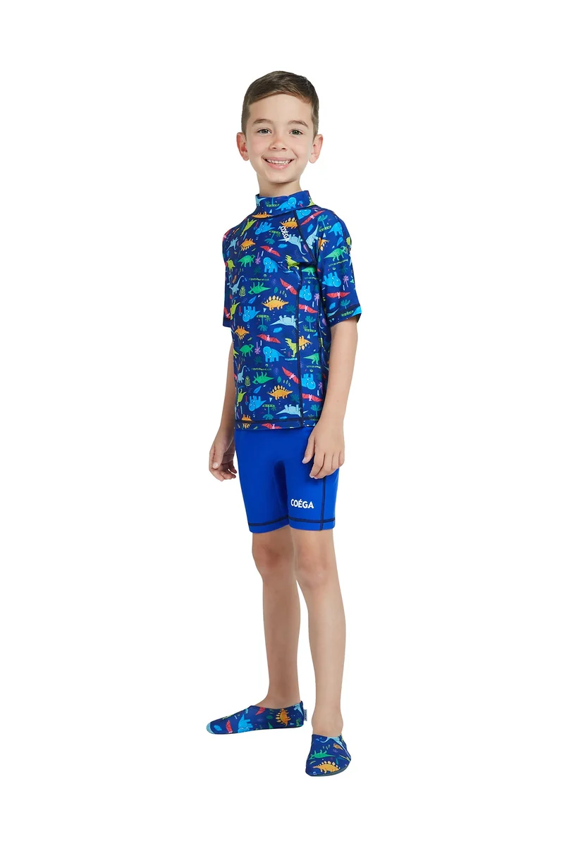 COEGA SUNWEAR  COEGA  Boys Kids Two-piece Swimsuit - Blue Playing Dinos for Men | Best Price UAE